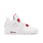 Air Jordan 4 Metallic Pack White Red