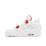 Air Jordan 4 Metallic Pack White Red